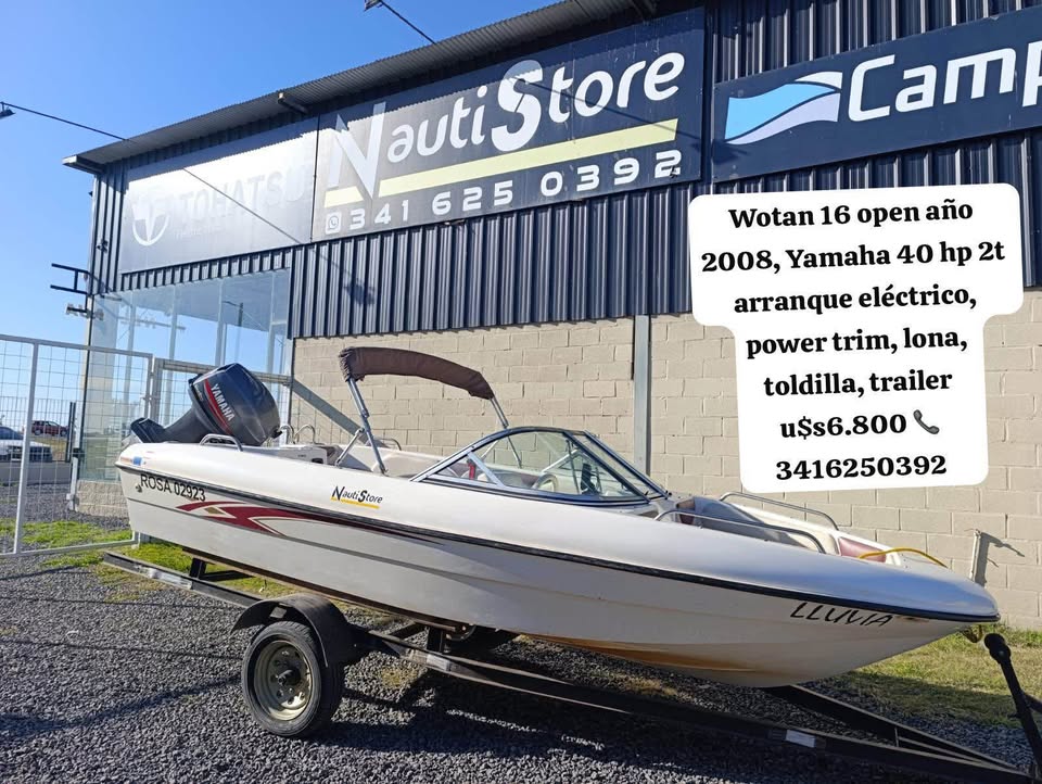 wotan 16 open Yamaha 40 hp full - Image 3